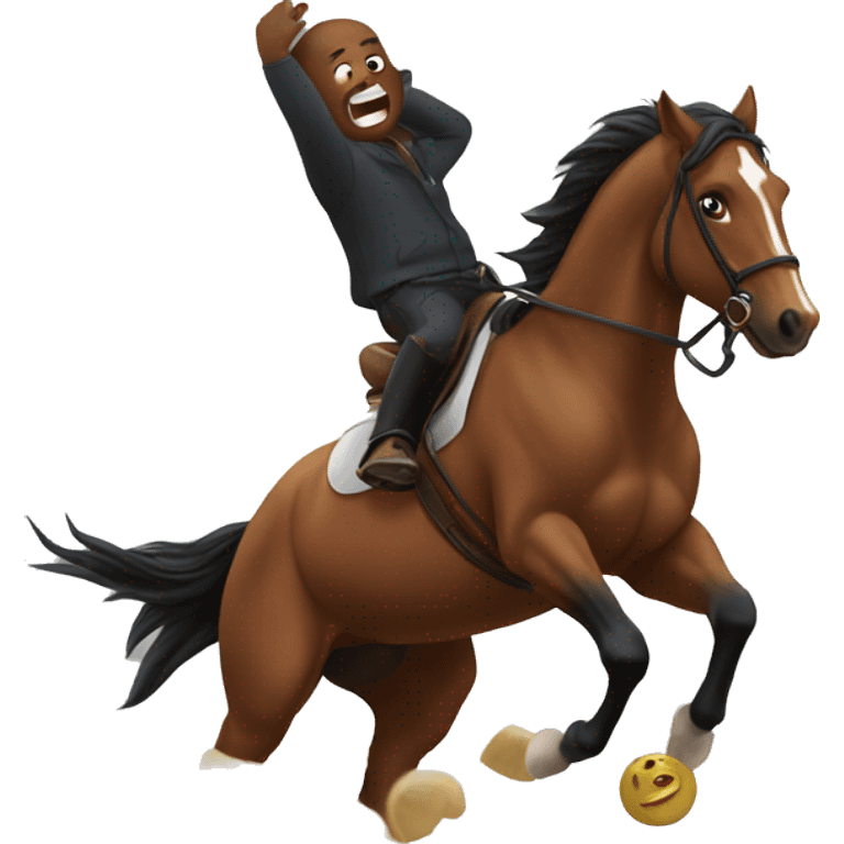 Falling of your Horse  emoji