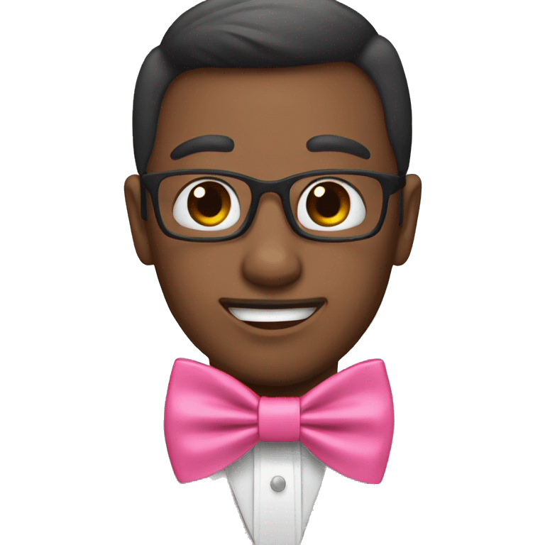 pink bow tie emoji