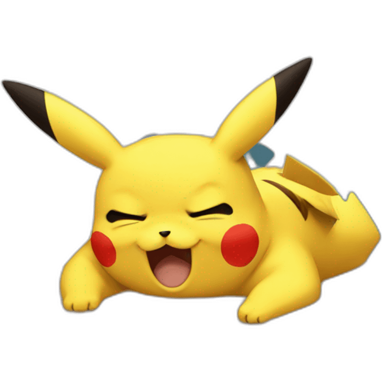 Pikachu qui dort emoji