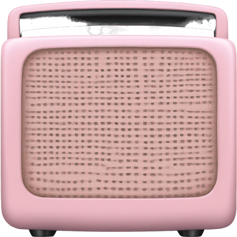 Light pink radio emoji