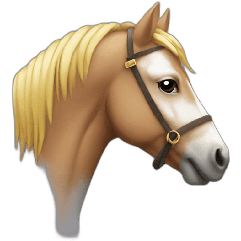 Cheval qui fait caca arc en ciel  emoji