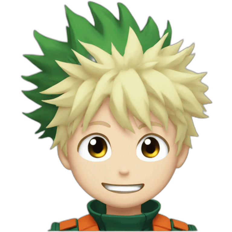 Bakugo my hero academia neutral emoji