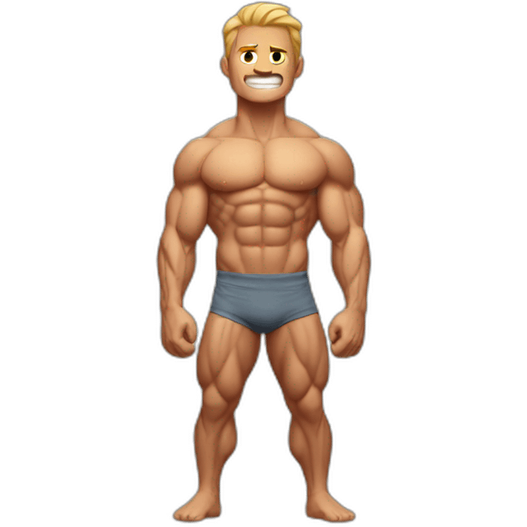 Muscle man emoji