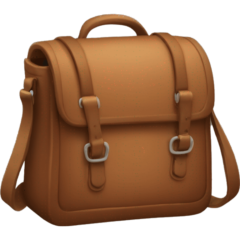 brown shoulder bag emoji