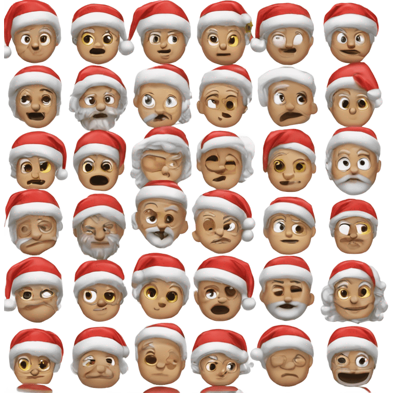 Creepy￼ Santa emoji