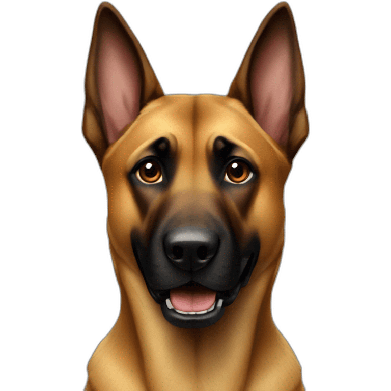 Malinois très gros emoji