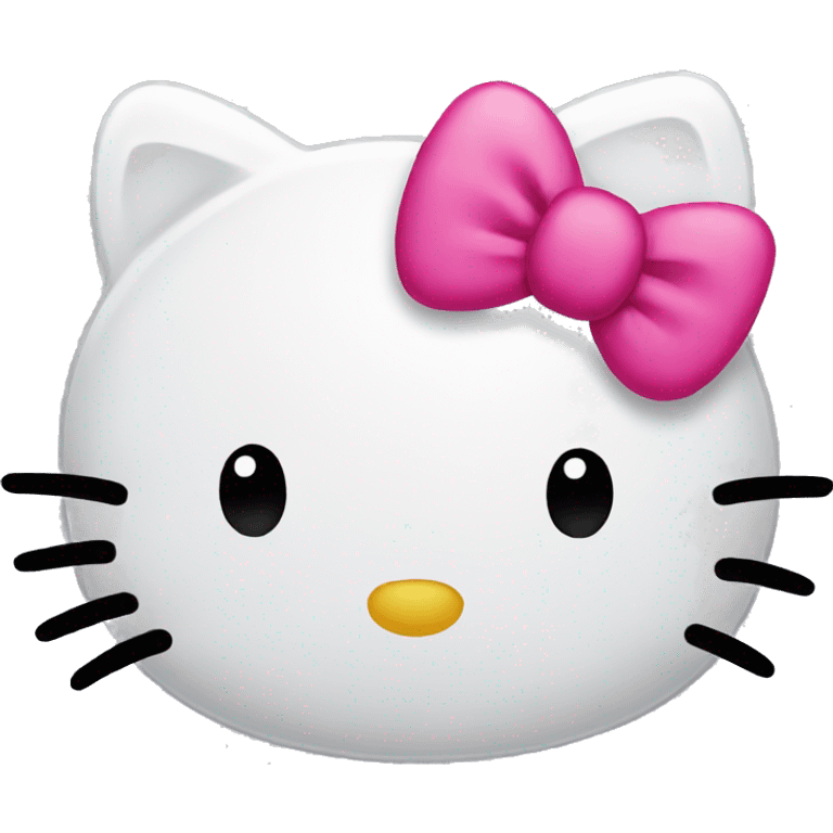 Hello kitty head emoji