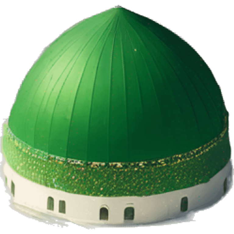 the green dome in madinah, KSA emoji