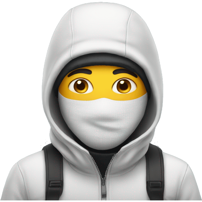 Guy wearing a ski mask emoji