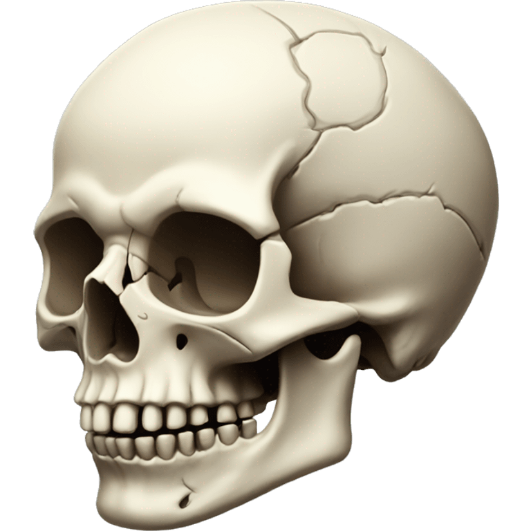 Detailed skull  emoji