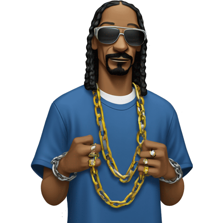 snoop dogg with chains emoji