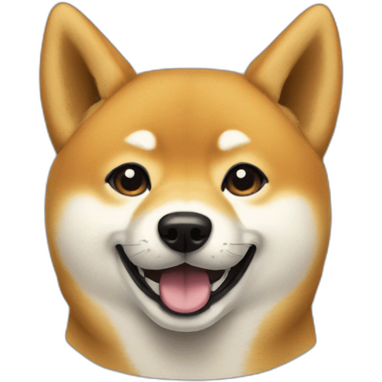 shiba inu playing keyboard emoji