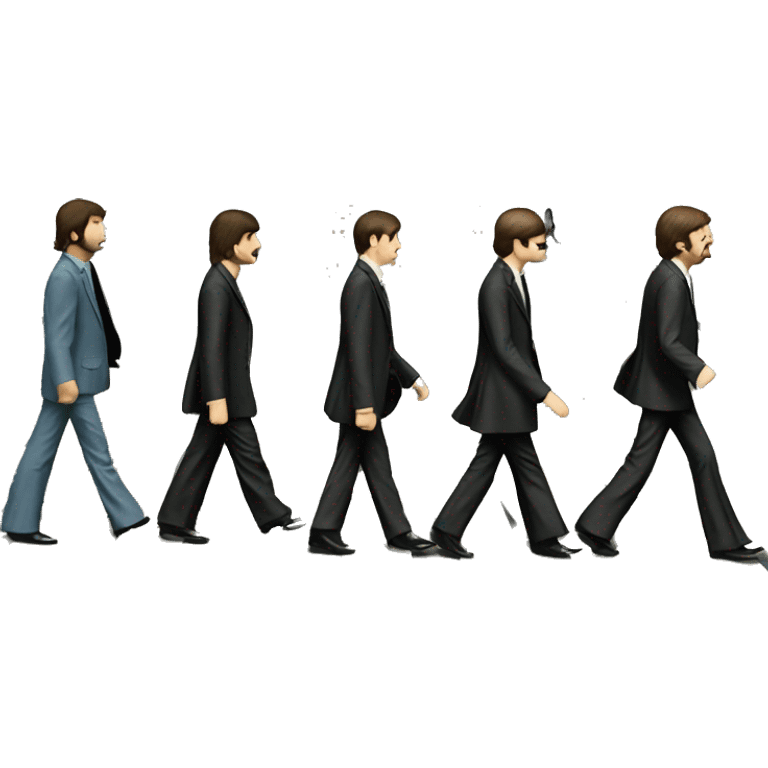 beatles abbey road emoji