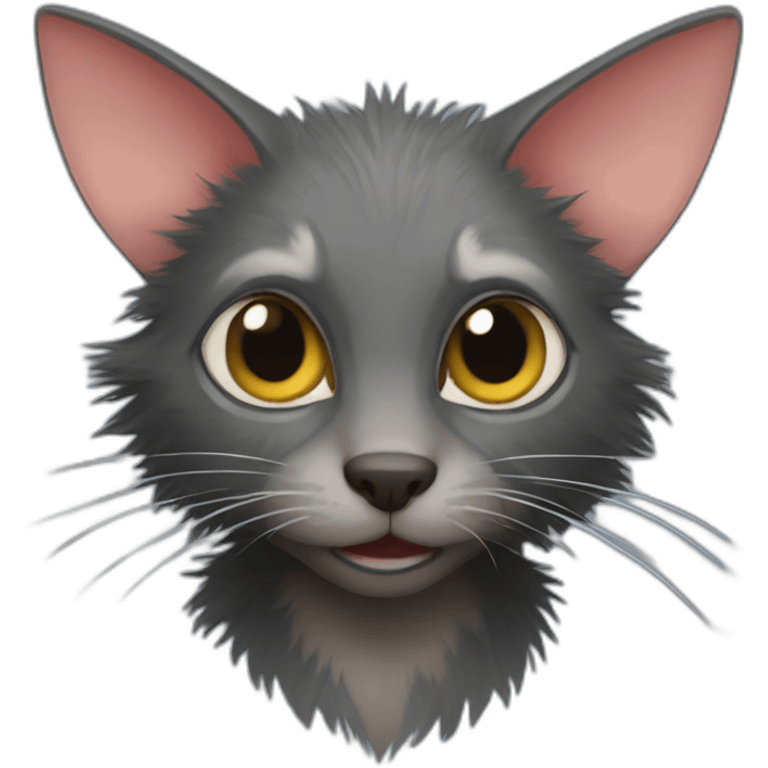 Lykoi emoji