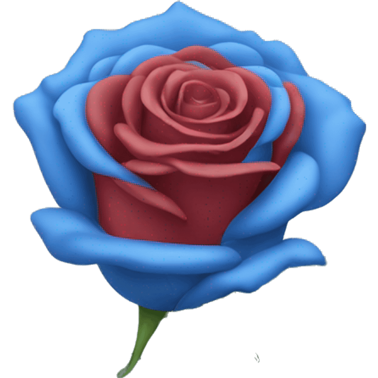 Rose in Blue  emoji