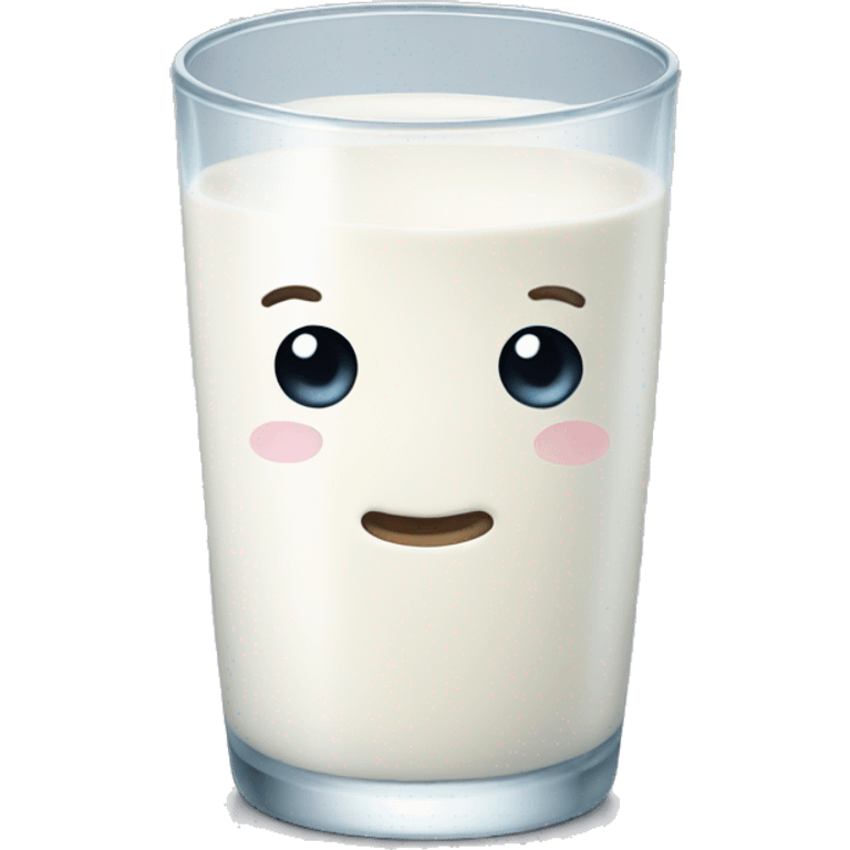 Glass of milk emoji