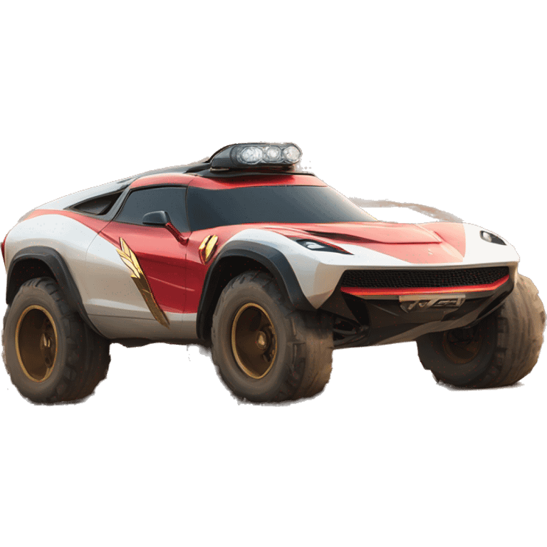  Wonder woman’s feminine features offroad capable long-travel suspension 4x4 racing no.86 hypercar  emoji