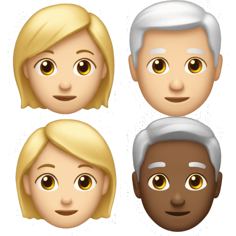 Nägel mit babyboomer und mandelform emoji