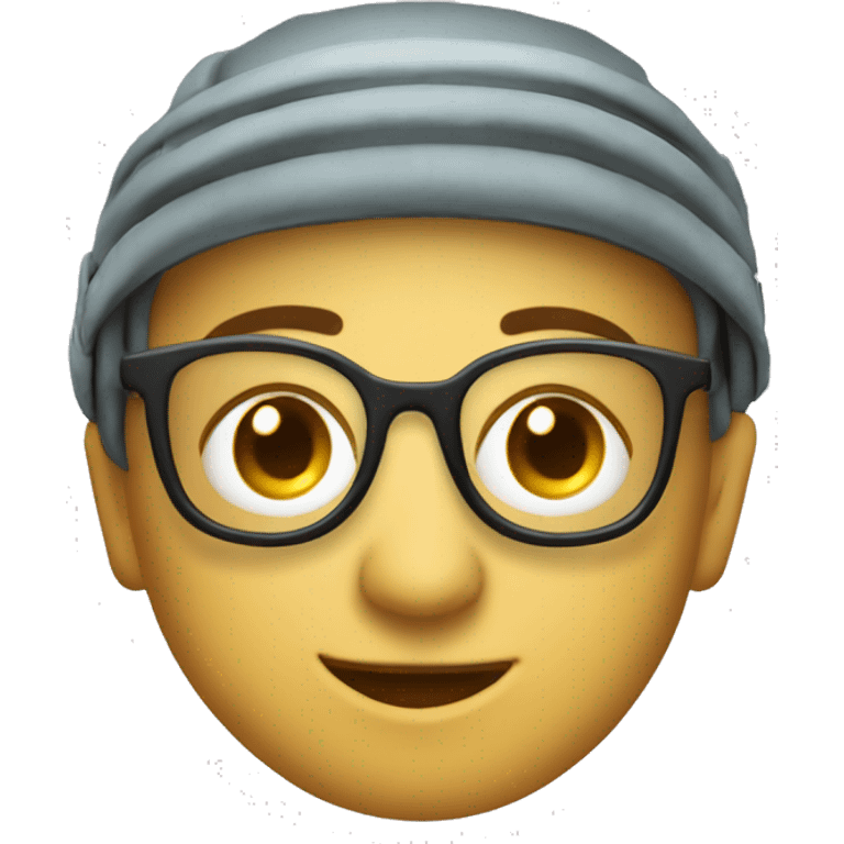 Casco, gafas , Cadeas, tatuado, chaleco emoji