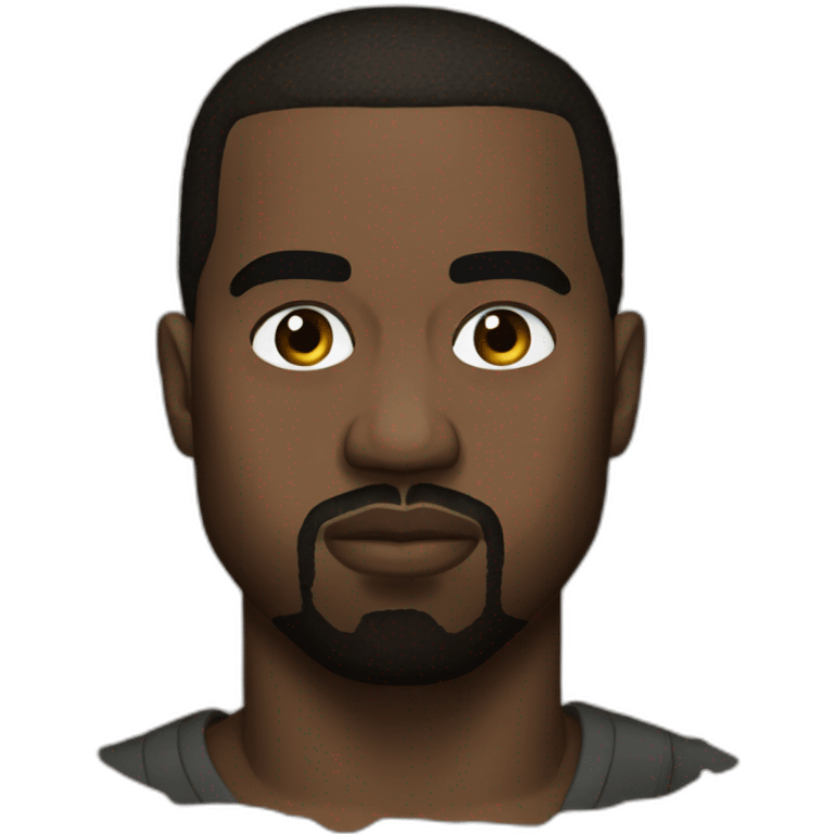 kanye west face emoji