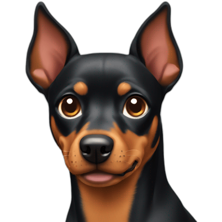 Pinscher  dog emoji