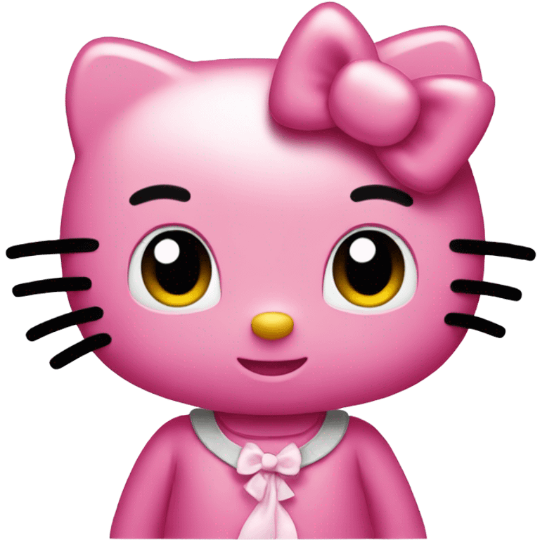 pink hello kitty emoji