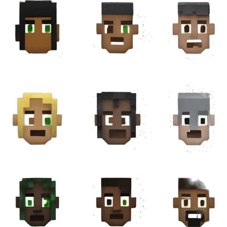 generate n emoji minecraft based named VS emoji