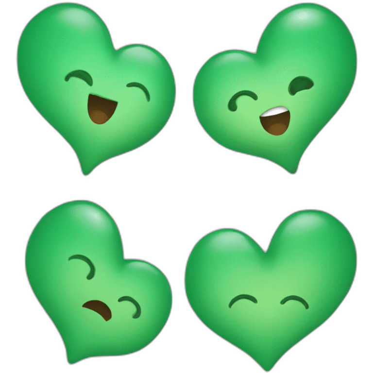 Coeur vert clair emoji