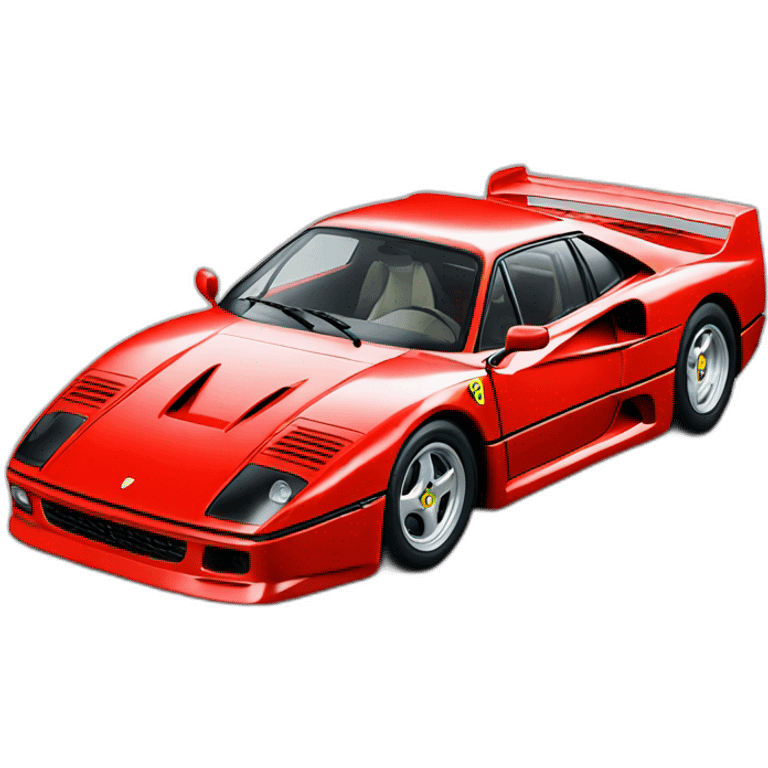 ferrari f40 red car emoji