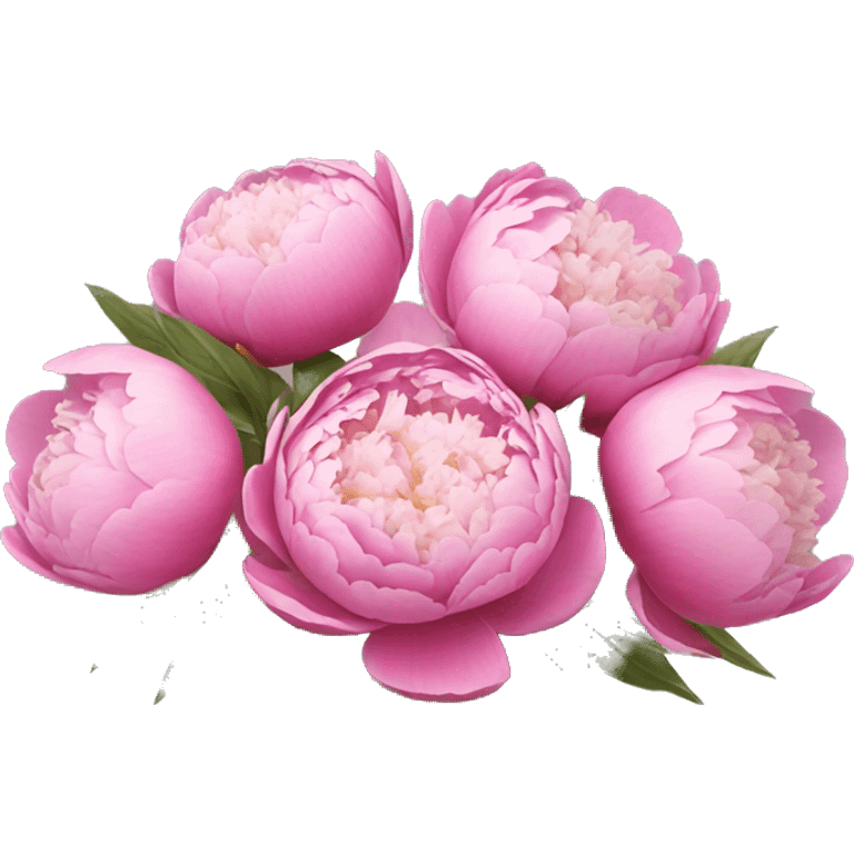 Bouquet of peonies emoji