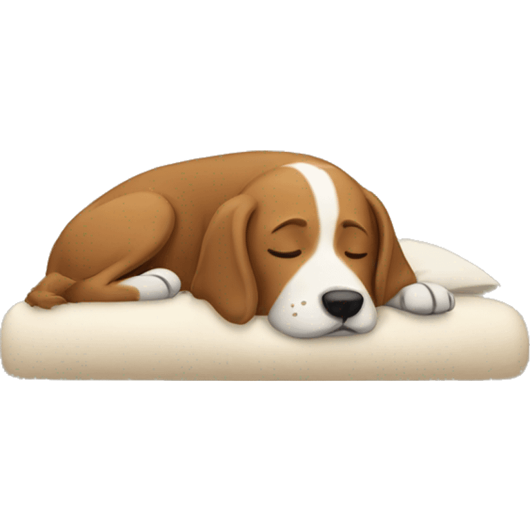 Dog sleeping  emoji