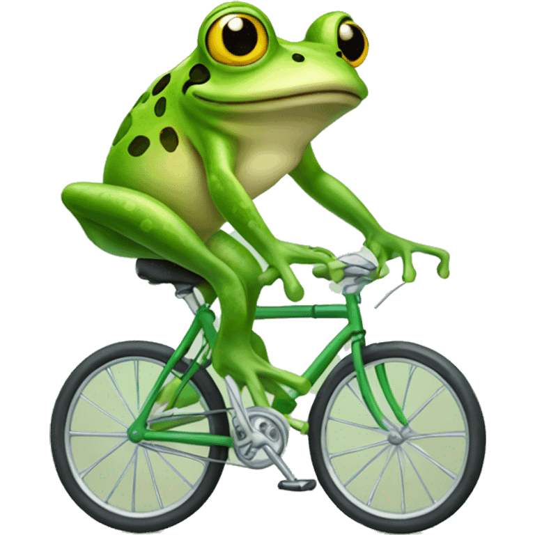 frog on a bicycle emoji