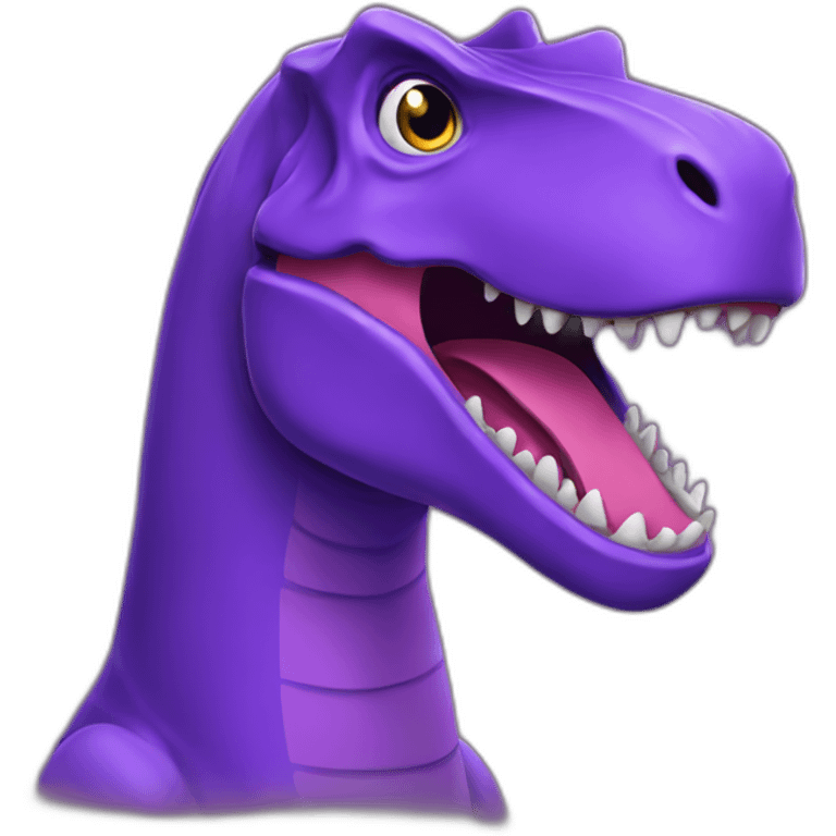 purple trex emoji