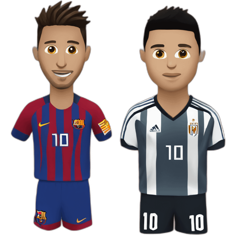 Lionel messi cristiano Ronaldo and neymar jr emoji