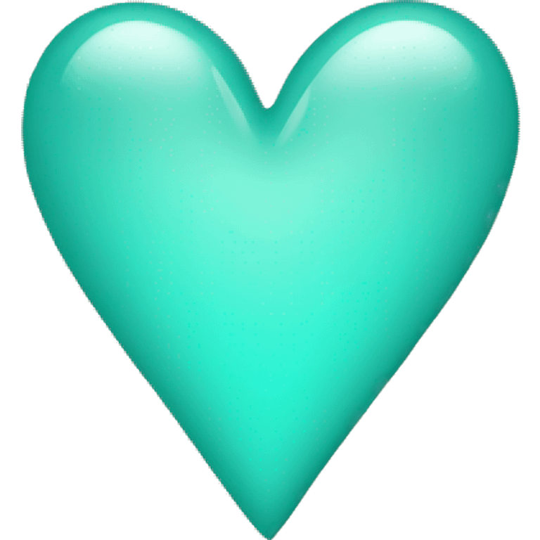 Light teal heart emoji