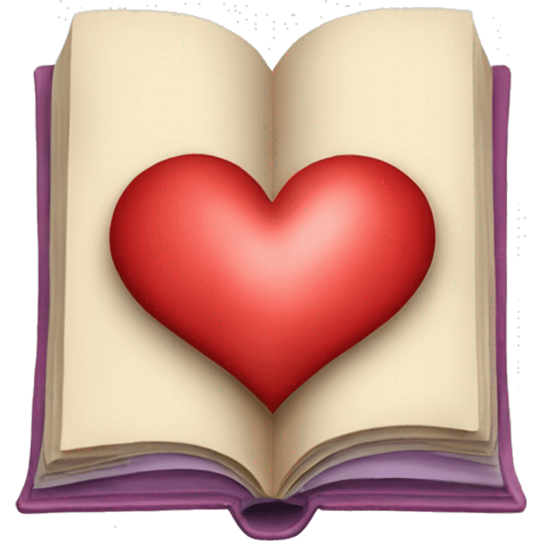 book with heart on cover emoji