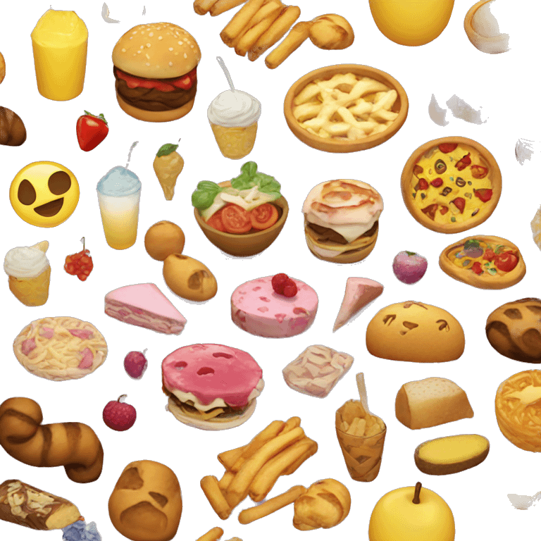 Aesthetic food emoji