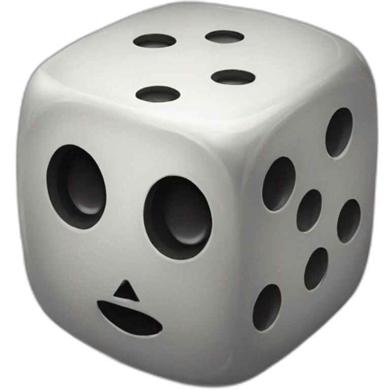 Creepy Spooky dice emoji