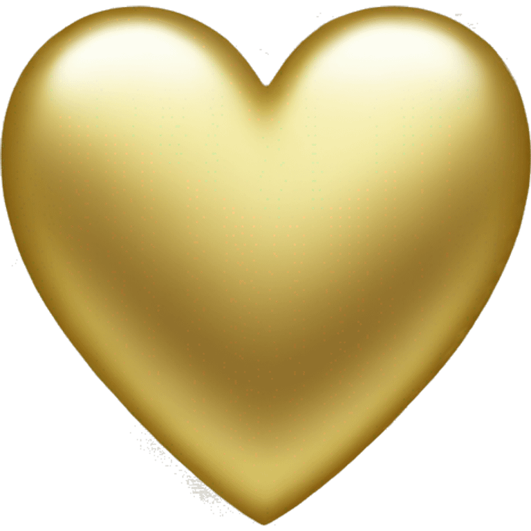 Heart gold emoji