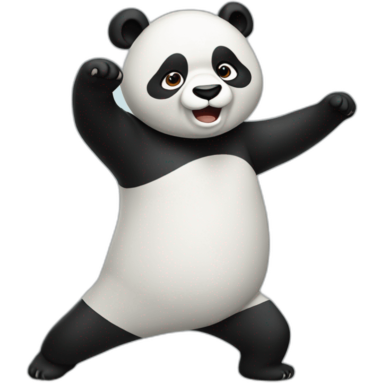 panda qui dab emoji