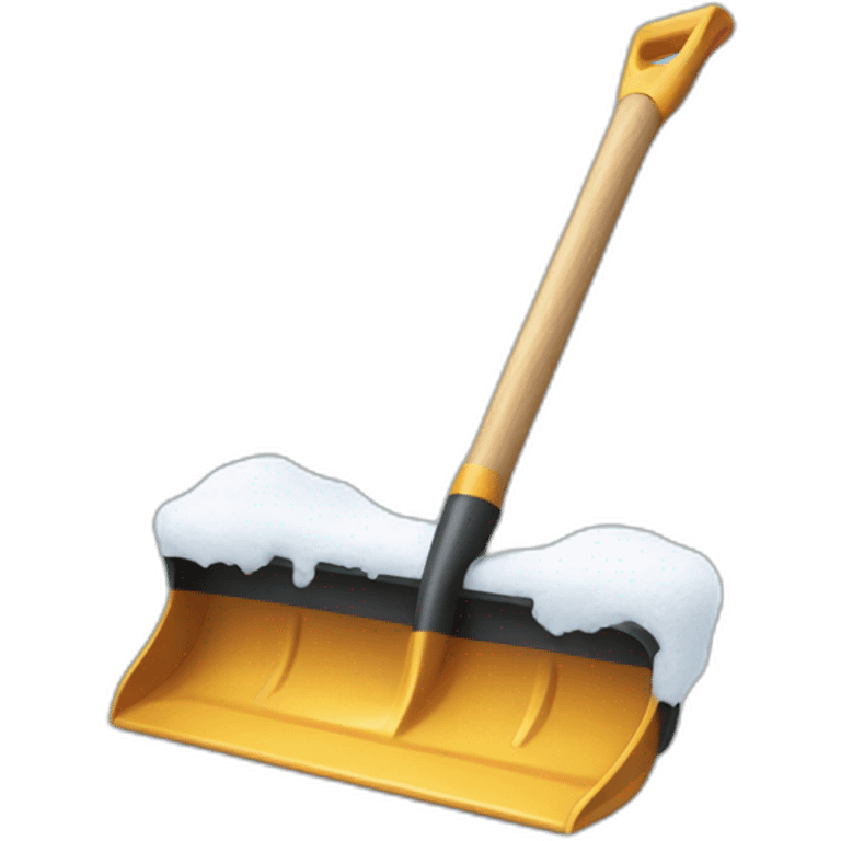 snow shovel emoji