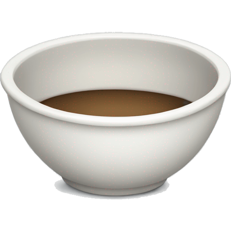 White bowl emoji