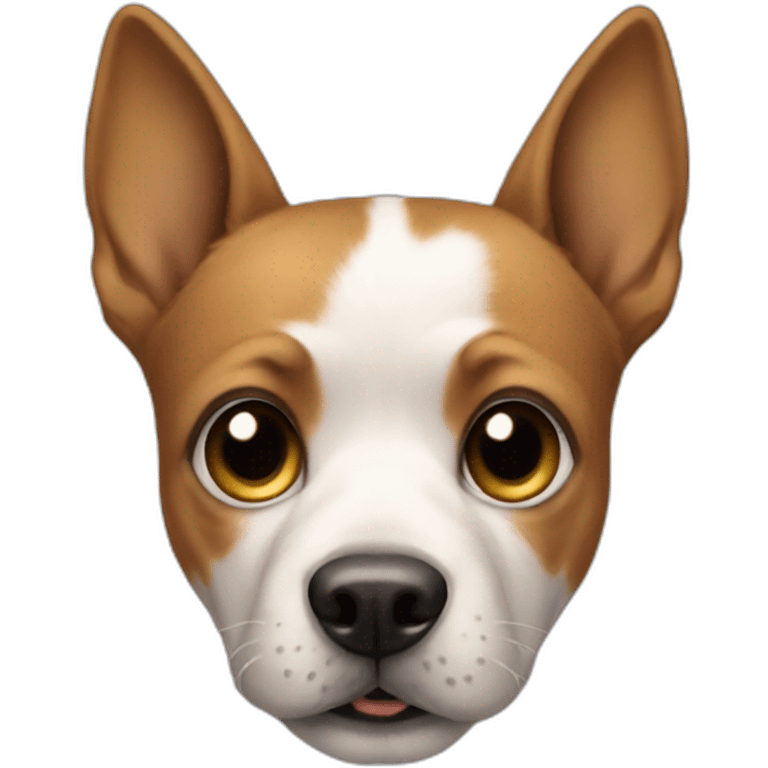 Dog with a human head emoji