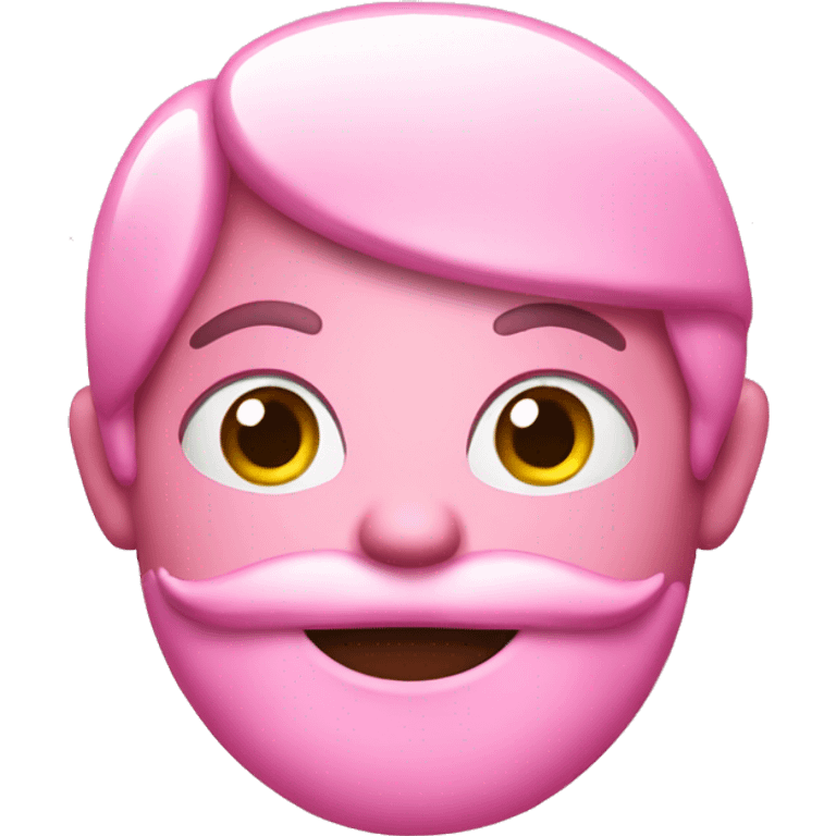 Pink merry Christmas writing  emoji