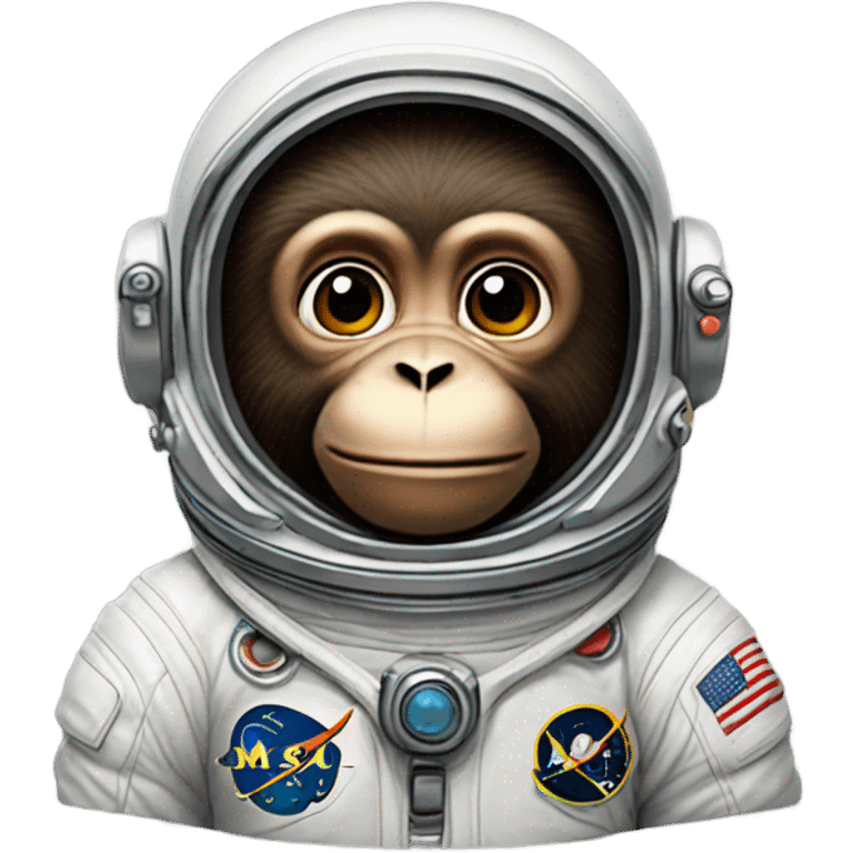 Monkey astronaut  emoji