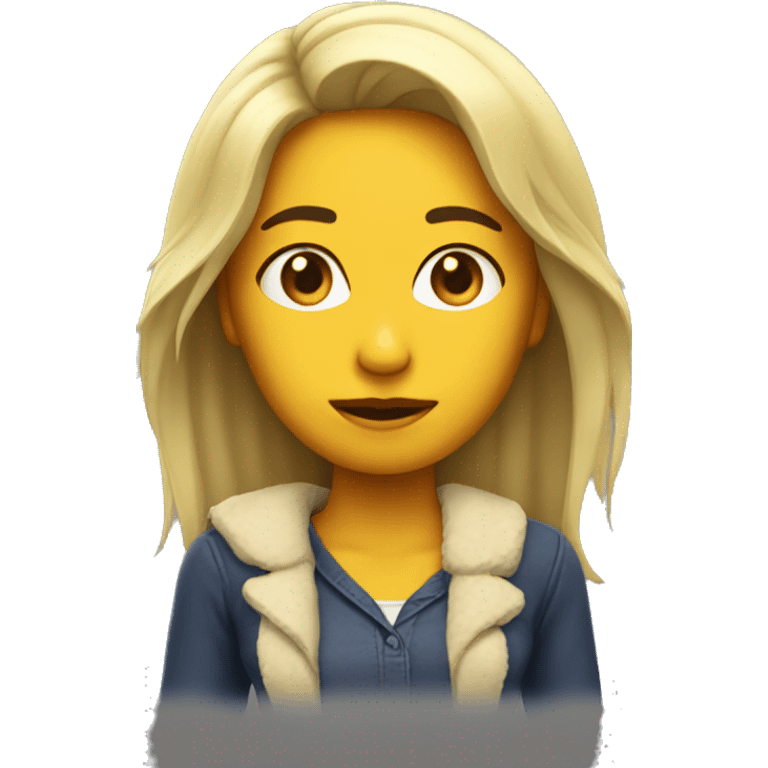 Chica enojada  emoji