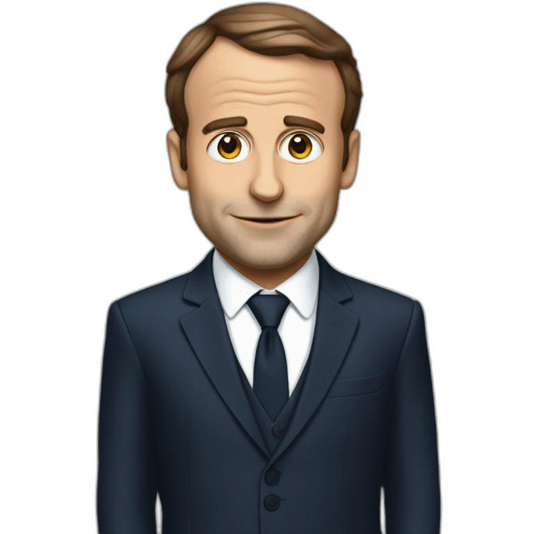 Macron fait caca emoji