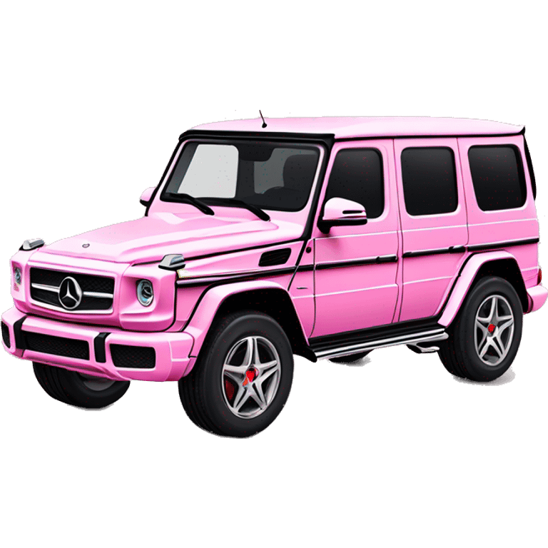 Baby roze Mercedes g wagon emoji