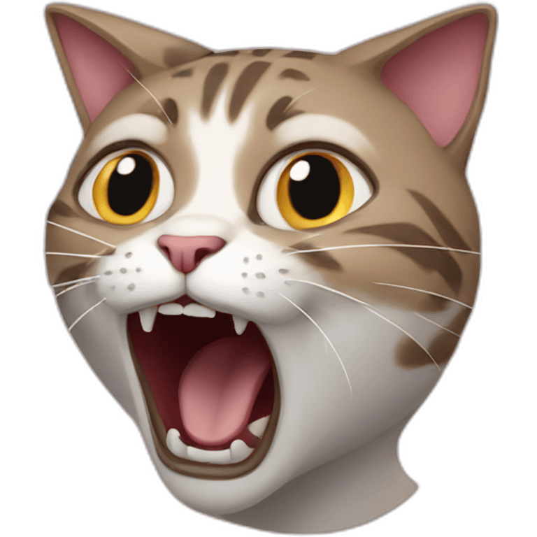 screaming cat emoji