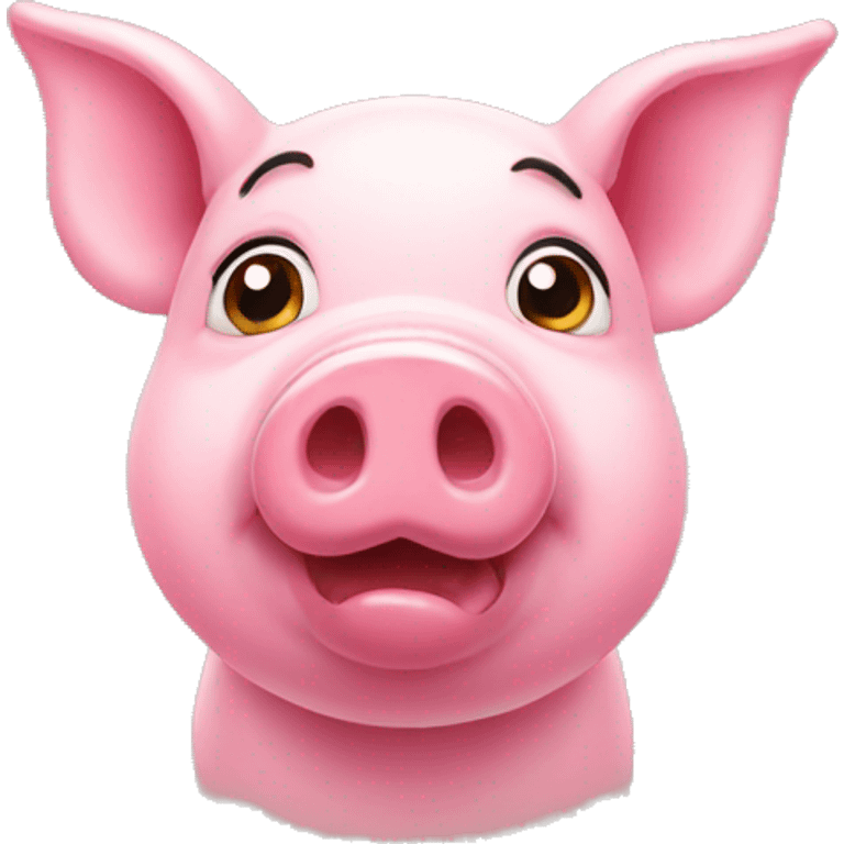 pink pig emoji